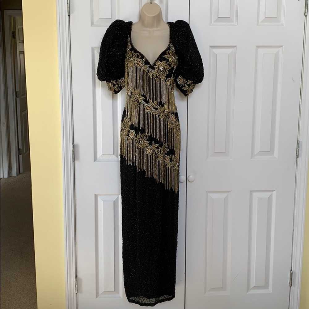 Vintage / Retro Beaded Formal Gown